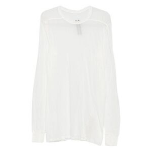 RICK OWENS Men's Long Sleeve Crewneck T-Shirt Men WHITE T-Shirts